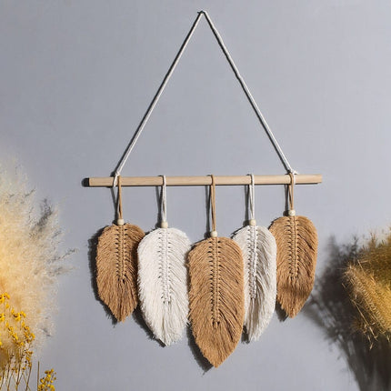 Macramé Cotton Woven Dream Catcher Wall Decoration - wnkrs