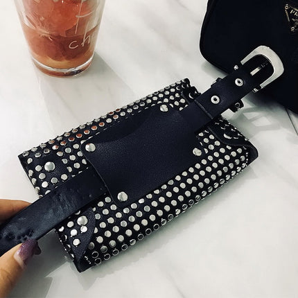 Women's Glam Rock Rivet Belt Bag - Wnkrs