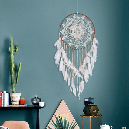 Large Boho Style Dream Catcher for Wall Decor - wnkrs