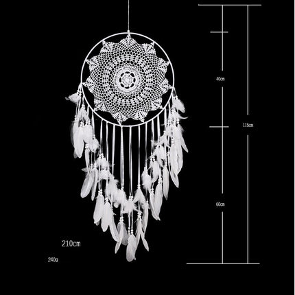 Large Boho Style Dream Catcher for Wall Decor - wnkrs