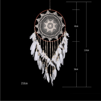 Large Boho Style Dream Catcher for Wall Decor - wnkrs