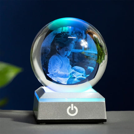Personalized Crystal Photo Ball for Girlfriend - wnkrs