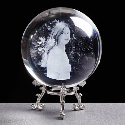Personalized Crystal Photo Ball for Girlfriend - wnkrs