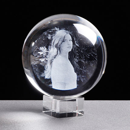 Personalized Crystal Photo Ball for Girlfriend - wnkrs