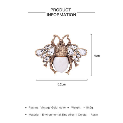 Women's Brooch in Shape of Bee - Wnkrs