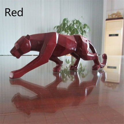 Abstract Geometric Panther Figurine - wnkrs