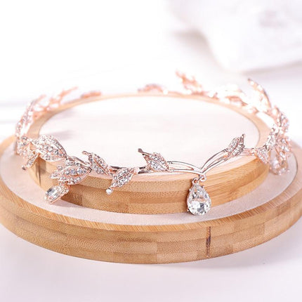 Women's Crystal Charm Wedding Headband - Wnkrs