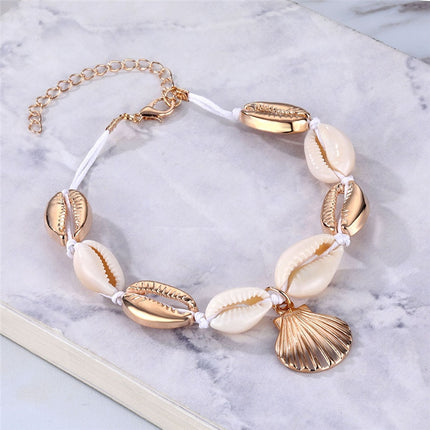 Boho Style Shell Conch Rope Anklet for Women - Wnkrs