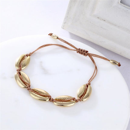 Boho Style Shell Conch Rope Anklet for Women - Wnkrs