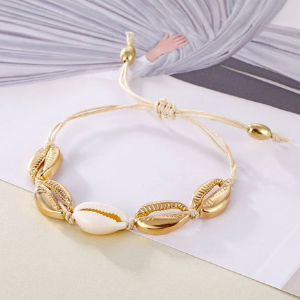 Boho Style Shell Conch Rope Anklet for Women - Wnkrs