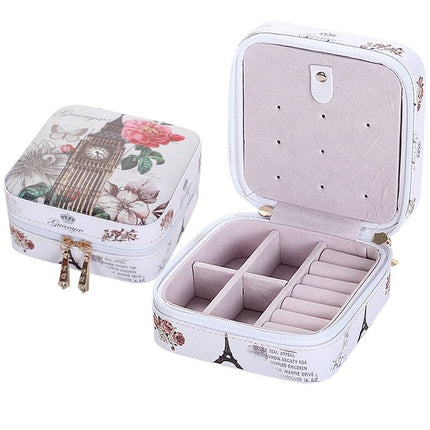 PU Leather Fashion Casket Mini Jewelry Storage Box - Wnkrs
