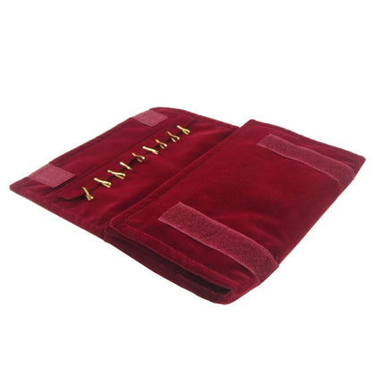 Folding Velvet Jewelry Organizer Roll - Wnkrs