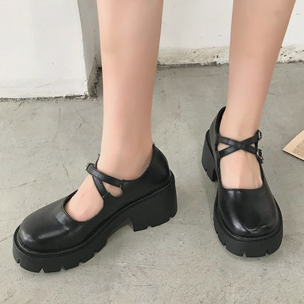 Women's High Heel Classic Style Round Toe Shoes - Wnkrs