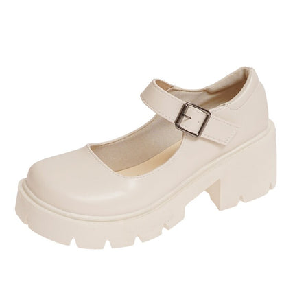 Women's High Heel Classic Style Round Toe Shoes - Wnkrs