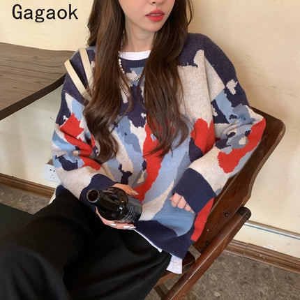 Women's Floral Embroidery Knitted Cardigan - Wnkrs