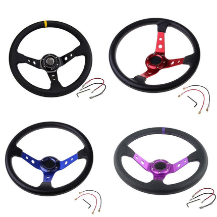 Universal Round Sport Steering Wheel - wnkrs