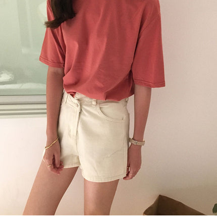 Women's Basic Solid Color T-Shirt - Wnkrs