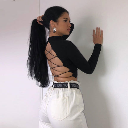 Knitted Cotton Bandage Top for Women - Wnkrs