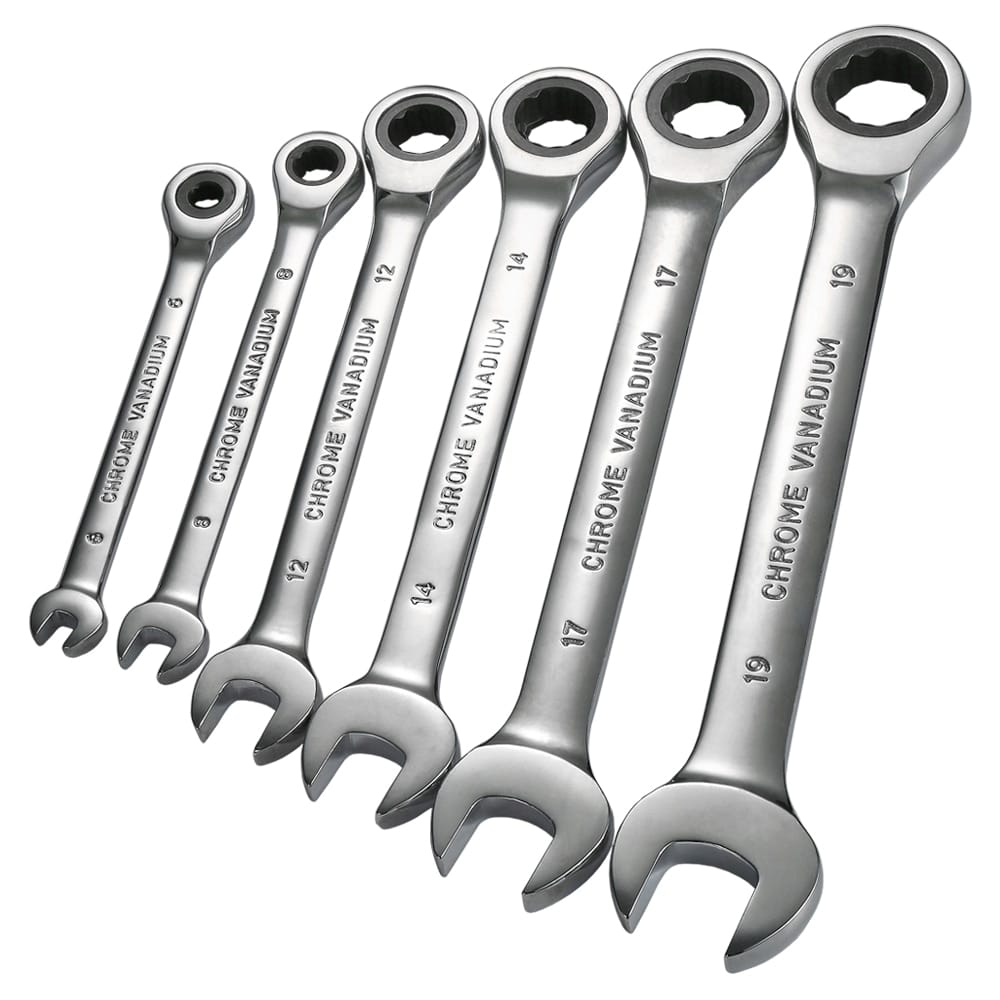 Metric Combination Ratchet Wrench
