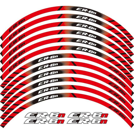 Motorcycle Wheel Stripe Sticker - wnkrs