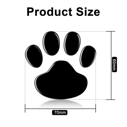 3D Paw Shaped Car Stickers 2 pcs Set - wnkrs