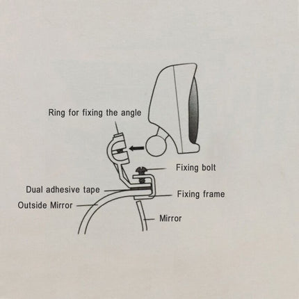 Adjustable Auxiliary Rearview Mirror - wnkrs