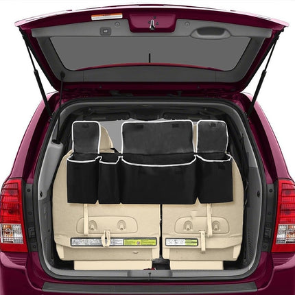 Contrast Trim Car Trunk Organizer - wnkrs
