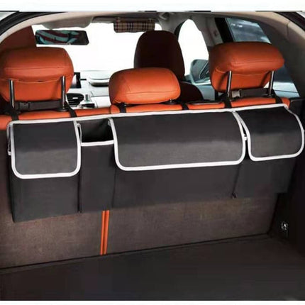 Contrast Trim Car Trunk Organizer - wnkrs