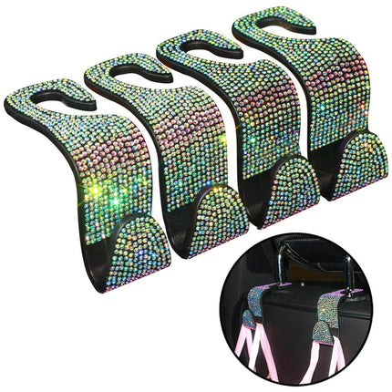 Glitter Car Back Seat Hook 2 Pcs Set - wnkrs