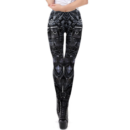 Fashion Casual Skull Printed Elastic Women’s Leggings - Wnkrs