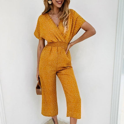 Women's Wrap Style Summer Jumpsuit - Wnkrs