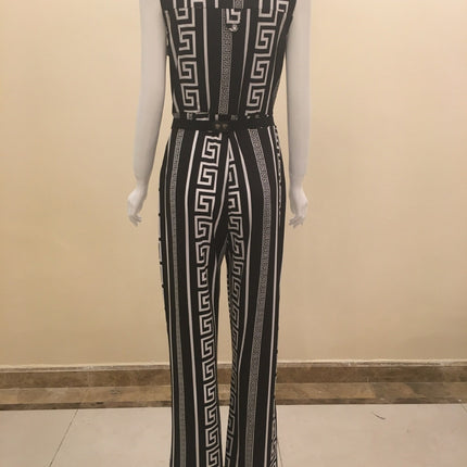 Women's Geometric Printed Sleeveless Romper - Wnkrs