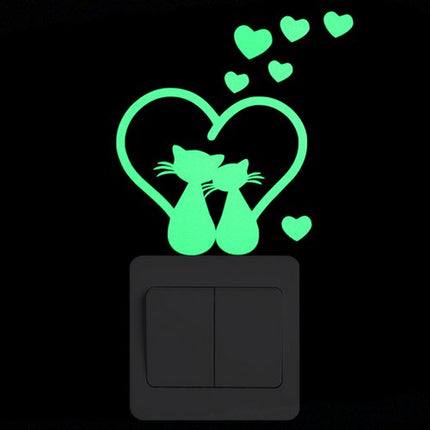 Cartoon Fluorescent Switch Sticker - Wnkrs