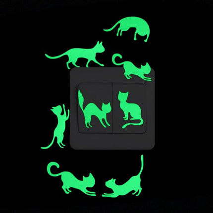 Cartoon Fluorescent Switch Sticker - Wnkrs