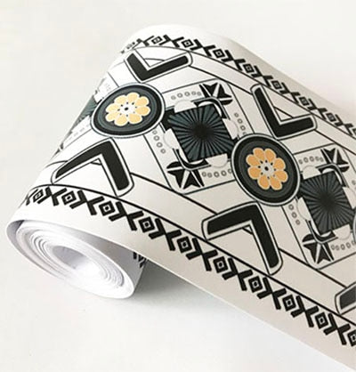 Colorful Patterned Waterproof Wall Sticker - Wnkrs