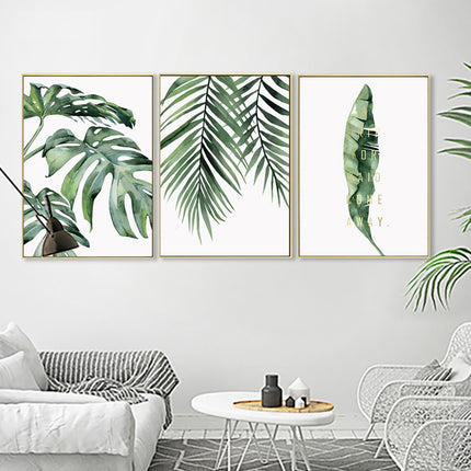 Scandinavian Style Tropical Plants Poster - Wnkrs