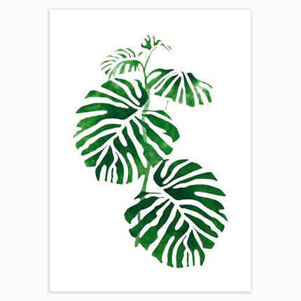 Scandinavian Style Tropical Plants Poster - Wnkrs