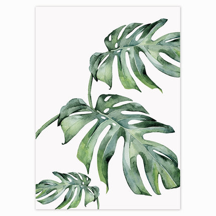 Scandinavian Style Tropical Plants Poster - Wnkrs