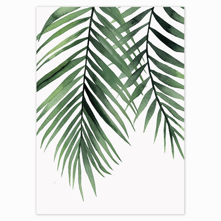 Scandinavian Style Tropical Plants Poster - Wnkrs