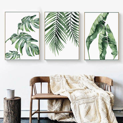 Watercolor Leaves Printed Poster - Wnkrs