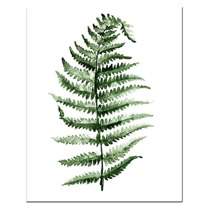 Watercolor Leaves Printed Poster - Wnkrs