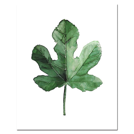 Watercolor Leaves Printed Poster - Wnkrs