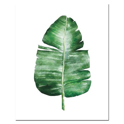 Watercolor Leaves Printed Poster - Wnkrs
