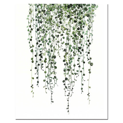 Watercolor Leaves Printed Poster - Wnkrs