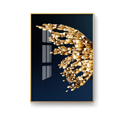 Golden Butterfly Wings Wall Poster - Wnkrs