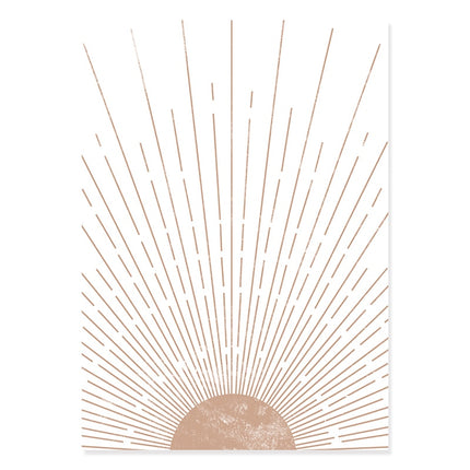 Abstract Boho Style Canvas Poster - wnkrs