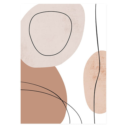 Abstract Boho Style Canvas Poster - wnkrs