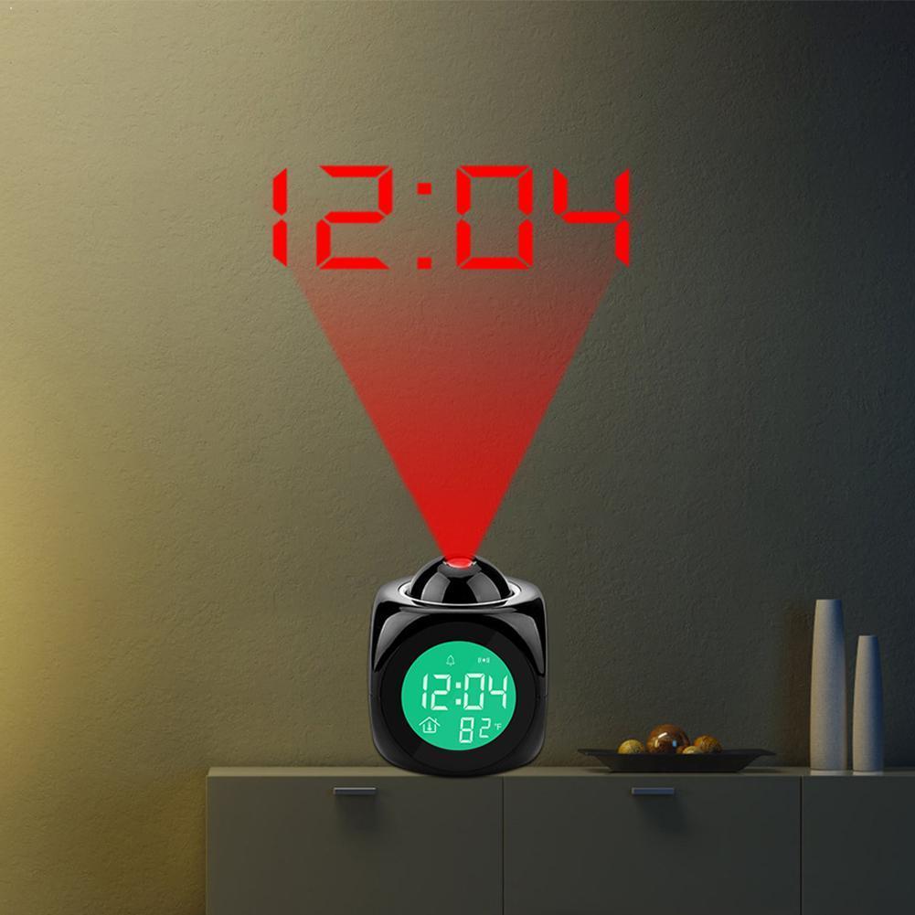Creative Digital Alarm Clock with Projector