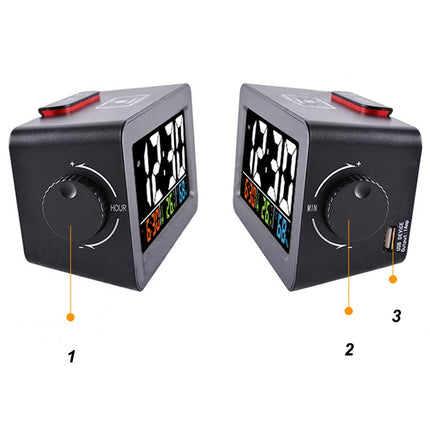 Digital Alarm Clock with Thermometer - wnkrs