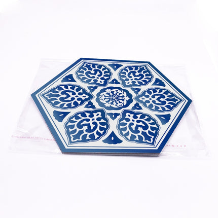 Blue and White Anti-Slip Floor Sticker - wnkrs
